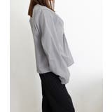 フロントねじり シャツブラウス Vネック | Miniministore | 詳細画像14