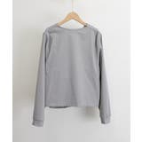 フロントねじり シャツブラウス Vネック | Miniministore | 詳細画像18