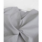 フロントねじり シャツブラウス Vネック | Miniministore | 詳細画像19