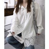 レース切替シャツブラウス長袖シャツ韓国風 | Miniministore | 詳細画像18 