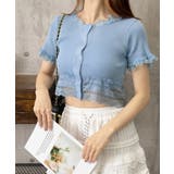 フリルショートカーディガン レースニット | Miniministore | 詳細画像14