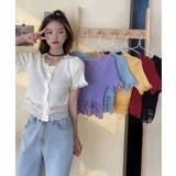 フリルショートカーディガン レースニット | Miniministore | 詳細画像3