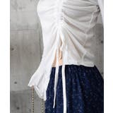 ワンオフショルダーTシャツギャザー 長袖 | Miniministore | 詳細画像21 