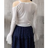 ワンオフショルダーTシャツギャザー 長袖 | Miniministore | 詳細画像23 