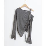 ワンオフショルダーTシャツギャザー 長袖 | Miniministore | 詳細画像24 