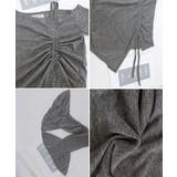 ワンオフショルダーTシャツギャザー 長袖 | Miniministore | 詳細画像27 