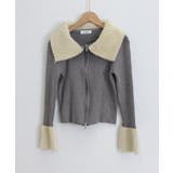 ダブルジップニットカーディガンショート丈 | Miniministore | 詳細画像25