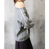 オフショルダースウェット長袖レースリボン | Miniministore | 詳細画像19 