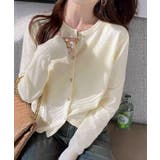 金ボタンショートニットカーディガン韓国風 | Miniministore | 詳細画像13 