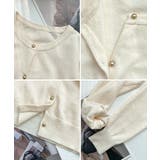 金ボタンショートニットカーディガン韓国風 | Miniministore | 詳細画像22 