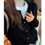 金ボタンショートニットカーディガン韓国風 | Miniministore | 詳細画像7 