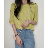 サマーニットトップス半袖 カットソー夏服 | Miniministore | 詳細画像8