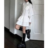 ティアードチュニックシャツワンピース長袖 | Miniministore | 詳細画像2 