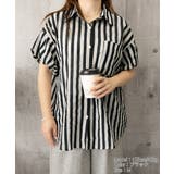 ストライプ半袖シャツレディース体型カバー | Miniministore | 詳細画像17