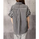ストライプ半袖シャツレディース体型カバー | Miniministore | 詳細画像19