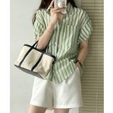 ストライプ半袖シャツレディース体型カバー | Miniministore | 詳細画像6