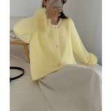 モヘアニットカーディガンファージャケット | Miniministore | 詳細画像17 