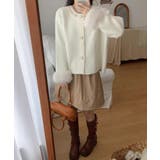 モヘアニットカーディガンファージャケット | Miniministore | 詳細画像4 