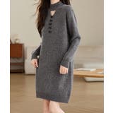 胸元セクシーニットワンピース リボン付き | Miniministore | 詳細画像12 