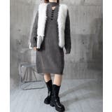 胸元セクシーニットワンピース リボン付き | Miniministore | 詳細画像17 