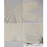 リボンニットトップスレース切り替え 長袖 | Miniministore | 詳細画像23