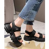 厚底ベルクロサンダル スポーツサンダル夏 | Miniministore | 詳細画像2