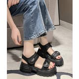 厚底ベルクロサンダル スポーツサンダル夏 | Miniministore | 詳細画像5