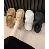 厚底クロスサンダル コンフォートサンダル | Miniministore | 詳細画像2 