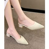 ニットミュールパンプス チャンキーヒール | Miniministore | 詳細画像12