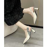 ハイヒールパンプス ポインテッドトゥ配色 | Miniministore | 詳細画像8 