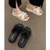 厚底サンダル ミュールサンダル 美脚 夏 | Miniministore | 詳細画像11 