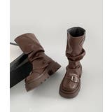 ショートブーツ 厚底カバーミドルブーツ | Miniministore | 詳細画像27 