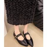 スタッズ付きメアリージェーンパンプス浅口 | Miniministore | 詳細画像5 