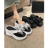 トングサンダル リボン付きビーチサンダル | Miniministore | 詳細画像5 