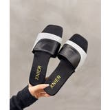 スクエアトゥ フラットサンダルレディース | Miniministore | 詳細画像2