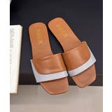 スクエアトゥ フラットサンダルレディース | Miniministore | 詳細画像20