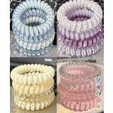 クリアヘアゴム透明感ヘアアクセ4点セット | Miniministore | 詳細画像1 