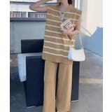サマーニットセットアップ韓国風上下セット | Miniministore | 詳細画像6
