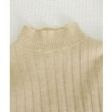 ボトルネックニットトップス 袖口金ボタン | Miniministore | 詳細画像24 