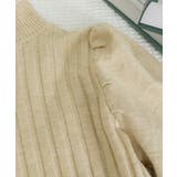ボトルネックニットトップス 袖口金ボタン | Miniministore | 詳細画像26 
