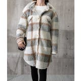 ボアジャケット韓国風チェックカーディガン | Miniministore | 詳細画像11 