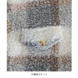 ボアジャケット韓国風チェックカーディガン | Miniministore | 詳細画像19 