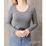 Uネック長袖カットソー韓国風コンパクトT | Miniministore | 詳細画像26