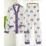 リボン柄 フリースルームウエア上下セット | Miniministore | 詳細画像19 