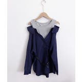 オフショルダーシャツタンクトップ重ね着風 | Miniministore | 詳細画像27