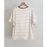 マルチボーダーTシャツ 半袖カットソー夏 | Miniministore | 詳細画像20 