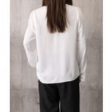 Vネックシフォンブラウス タックブラウス | Miniministore | 詳細画像16 