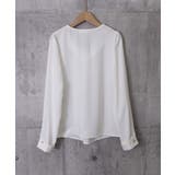 Vネックシフォンブラウス タックブラウス | Miniministore | 詳細画像18 