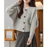 ドルマンニットトップス ショート丈ニット | Miniministore | 詳細画像1 