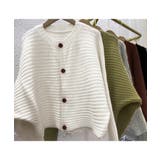 ドルマンニットトップス ショート丈ニット | Miniministore | 詳細画像17 